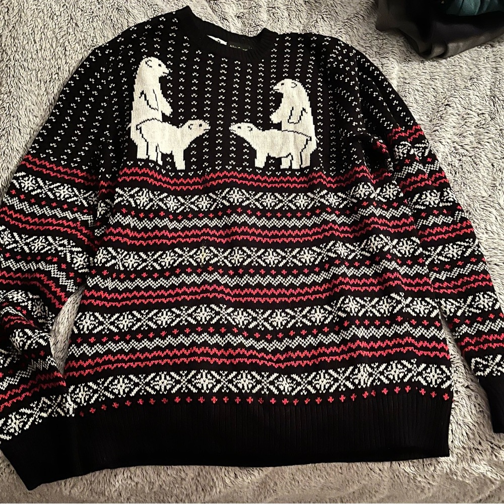 Polar bear ugly Christmas sweater